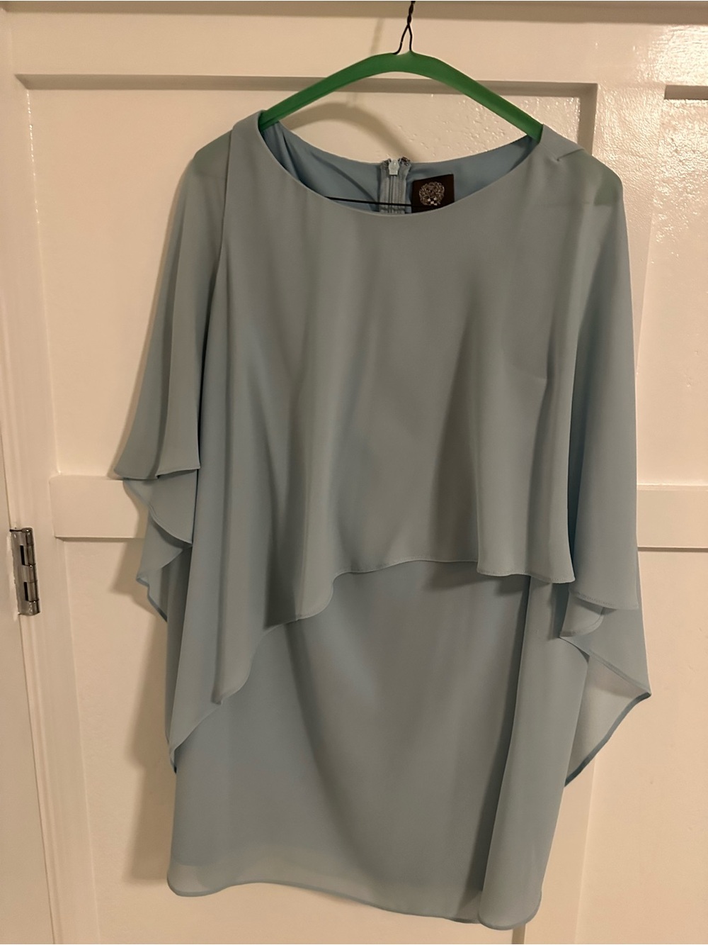 Vince Camuto Powder Blue Chiffon Dress
